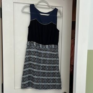 Elegant Black and Gray Women's Dress